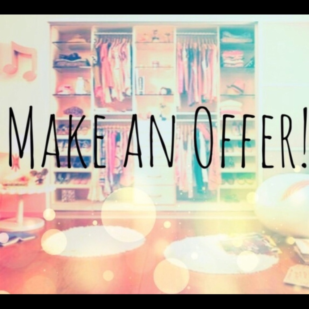 Everything must go. Make a deal! Not for sale.